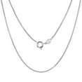 thumbnail image 1 of 925 Sterling Silver Box Chain Link Necklace 1mm, 1 of 1