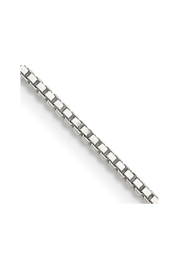 925 Sterling Silver Box Chain Styles Necklace 1.1 mm 20 inch