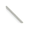 thumbnail image 1 of 925 Sterling Silver Box Chain Styles Necklace 1.5 mm 8 Sided Diamond-cut 24 inch, 1 of 4