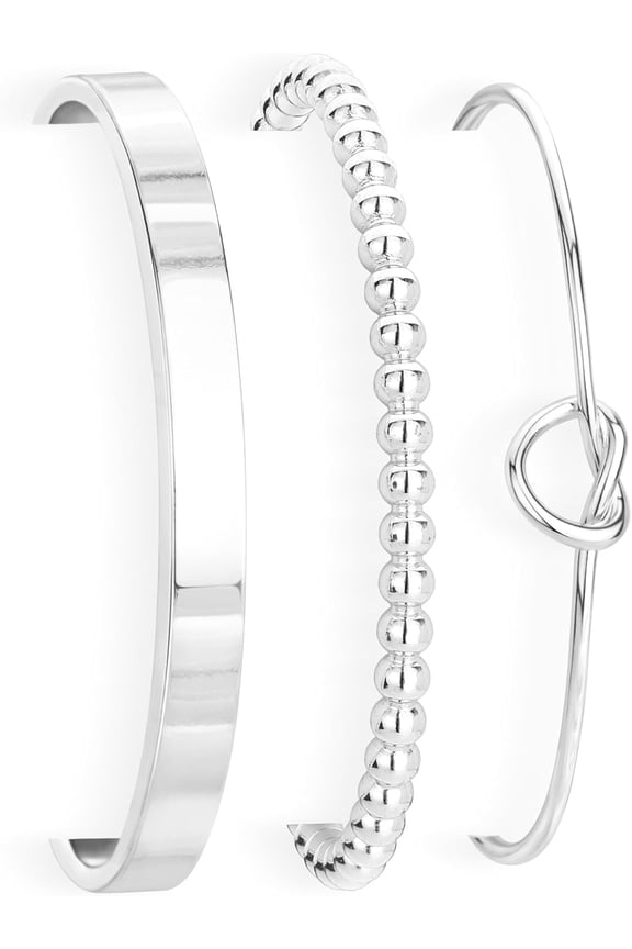 925 Sterling Silver Bracelets for Women Stack, 14K Gold Plated Bangle Cuff Jewelry Set Trendy, Adjustable Tennis Knot Twisted Bracelet for Wrist Essentials Women Fashion Gifts