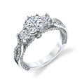 thumbnail image 1 of 925 Sterling Silver CZ Wedding Engagement Ring, 1 of 1