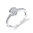 thumbnail image 1 of 925 Sterling Silver CZ Wedding Engagement Ring, 1 of 1