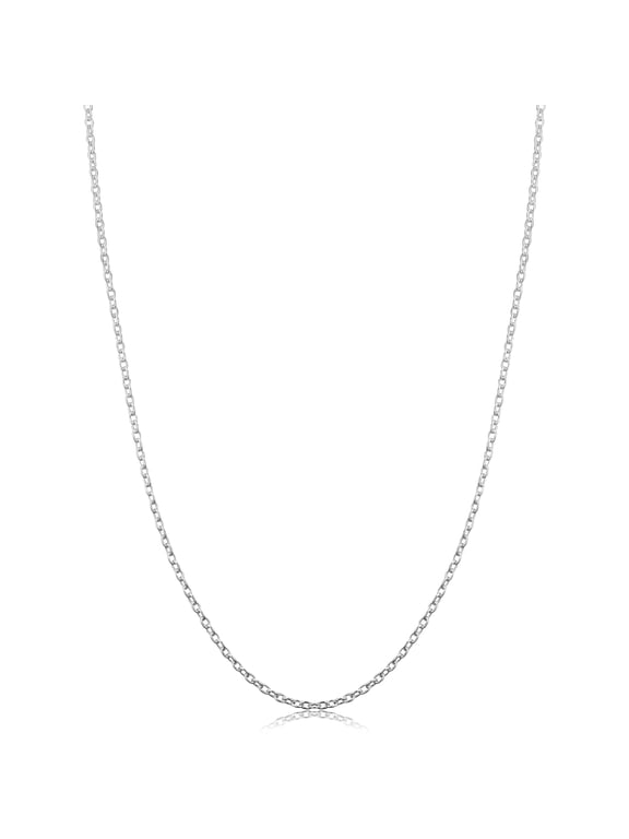 KoolJewelry 925 Sterling Silver Cable Chain Necklace (1.6 mm, 20 inch)