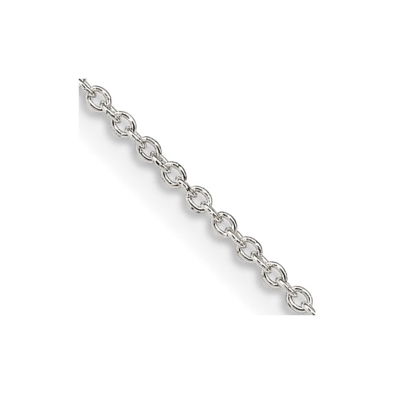 925 Sterling Silver Cable Chain Styles Necklace 1.25 mm 22 inch