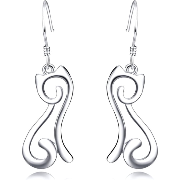 925 Sterling Silver Cat Earrings,Dolphin Earrings,Dinosaur Earrings,Horse Earrings for Women Teens