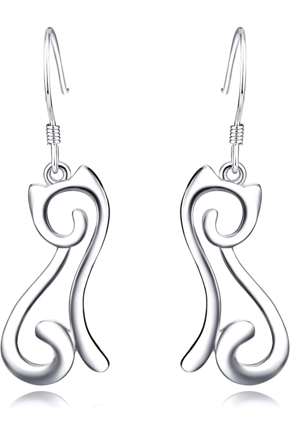 925 Sterling Silver Cat Earrings,Dolphin Earrings,Dinosaur Earrings,Horse Earrings for Women Teens