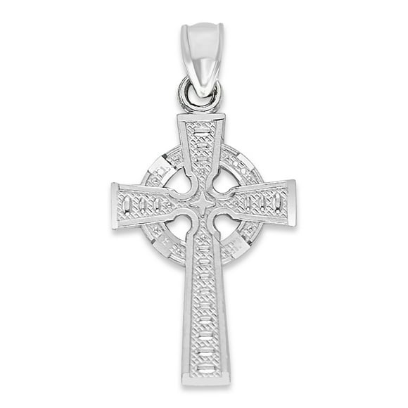 925 Sterling Silver Celtic Cross Pendant - Irish Religious Jewelry Gifts