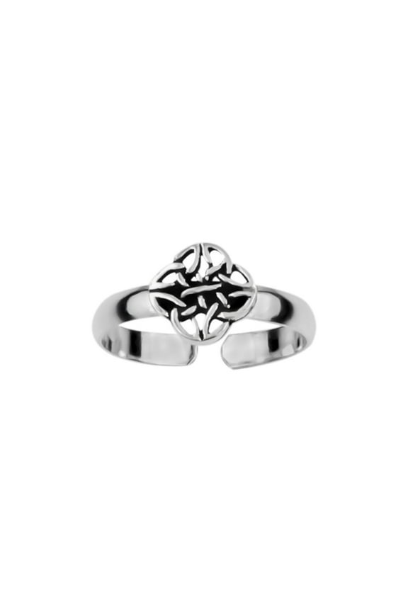 925 Sterling Silver Celtic Knot Toe Ring