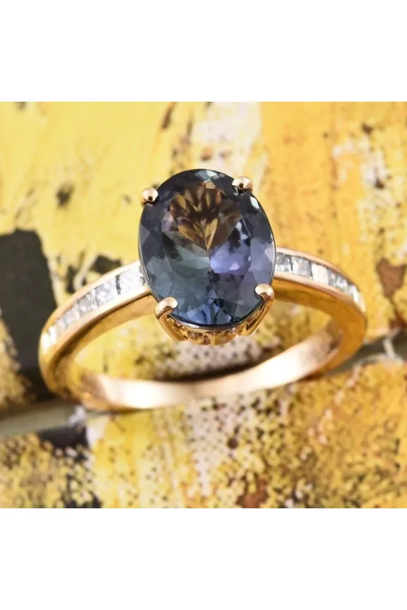 925 Sterling Silver Certified Natural Color Changing Alexandire Handmade Ring