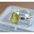 thumbnail image 1 of 925 Sterling Silver Certified Natural Yellow Sapphire Ring For Woman And Mens, 1 of 5