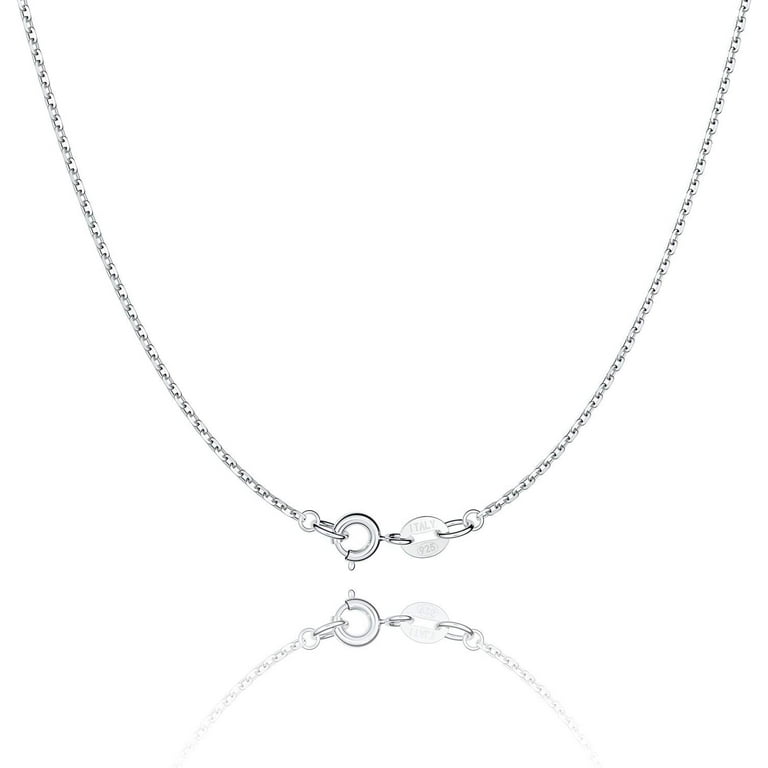 925 Sterling Silver Chain Necklace Chain for Women Cable