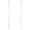 thumbnail image 1 of 925 Sterling Silver Chain Threader Earrings Dangle for Women Teens Long Dangle Earrings Line Earrings Tassel, 1 of 5