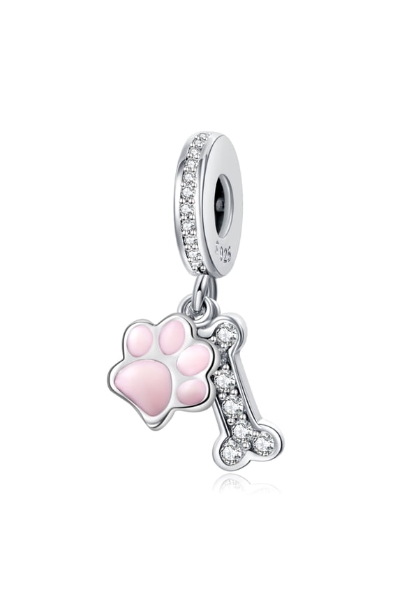 925 Sterling Silver Charm for Bracelets A beloved pet at home Dangle Charms Women Bracelet Charm