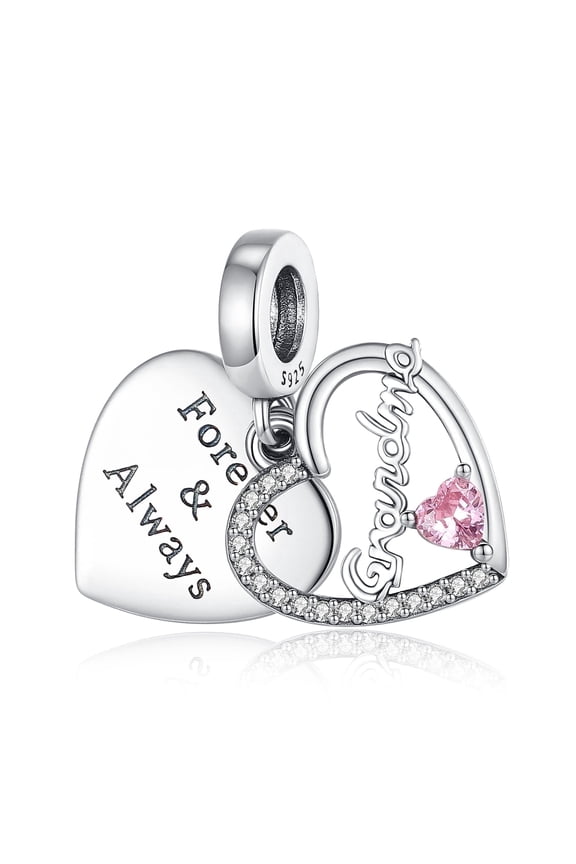 925 Sterling Silver Bracelet and Pendant Set Grandmother Pendant Women's Bracelet Jewelry