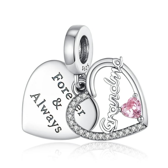 ROSIANNA 925 Sterling Silver Bracelet and Pendant Set Grandmother Pendant Women's Bracelet Jewelry