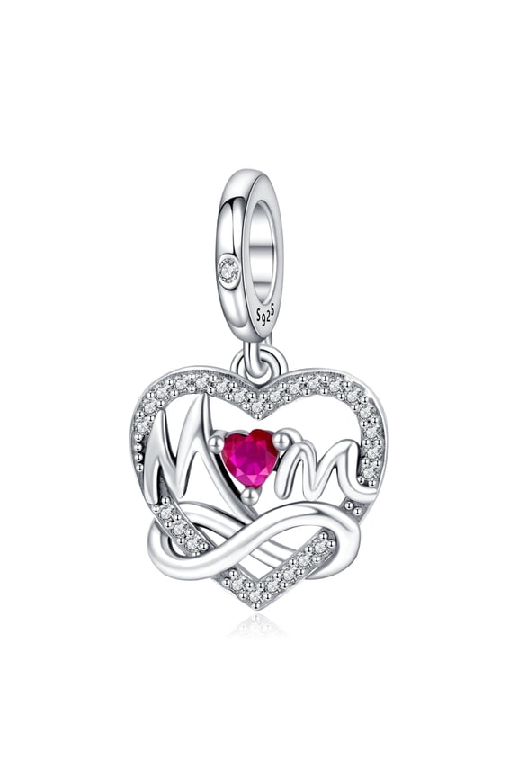 925 Sterling Silver Charm for Bracelets Mom Infinity Love Dangle Charms Women Girl Bracelet Charm Gifts