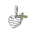 thumbnail image 1 of ROSIANNA 925 Sterling Silver Charm for Bracelets Religion Charms Women Bracelet Charm, 1 of 4