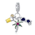 thumbnail image 1 of ROSIANNA 925 Sterling Silver Charm for Bracelets Summer Sea Beach Holiday Dangle Charm Women Bracelet Charm, 1 of 5
