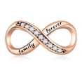 thumbnail image 1 of ROSIANNA 925 Sterling Silver Charm for Bracelets Rose Gold Family Forever Infinity Charm Women Bracelet Charm, 1 of 6