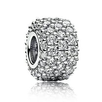925 Sterling Silver Charm for Pandora Bracelets Triple-row Silver Charm Women Bracelet Charm
