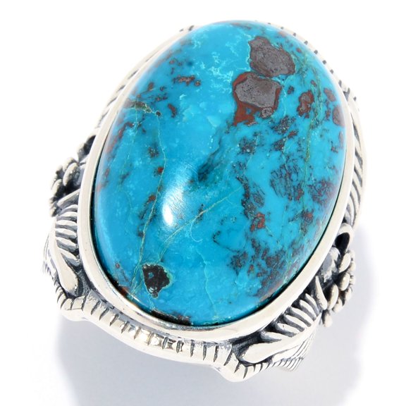 925 Sterling Silver Chrysocolla Ring