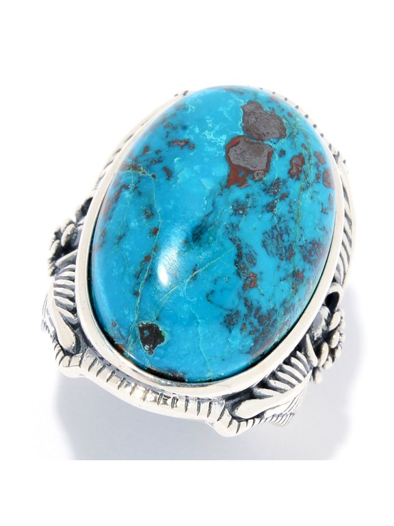 925 Sterling Silver Chrysocolla Ring