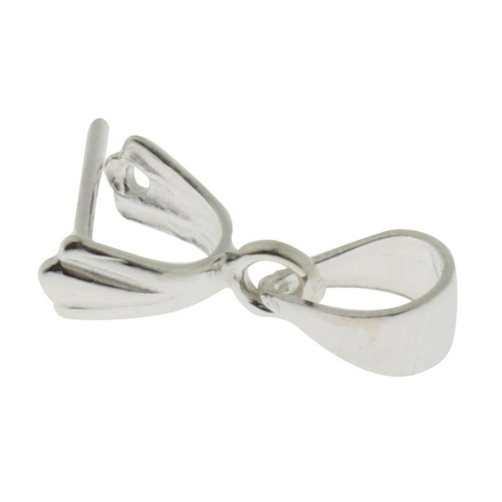  Qulltk 925 Sterling Silver Pinch Bails for Jewelry