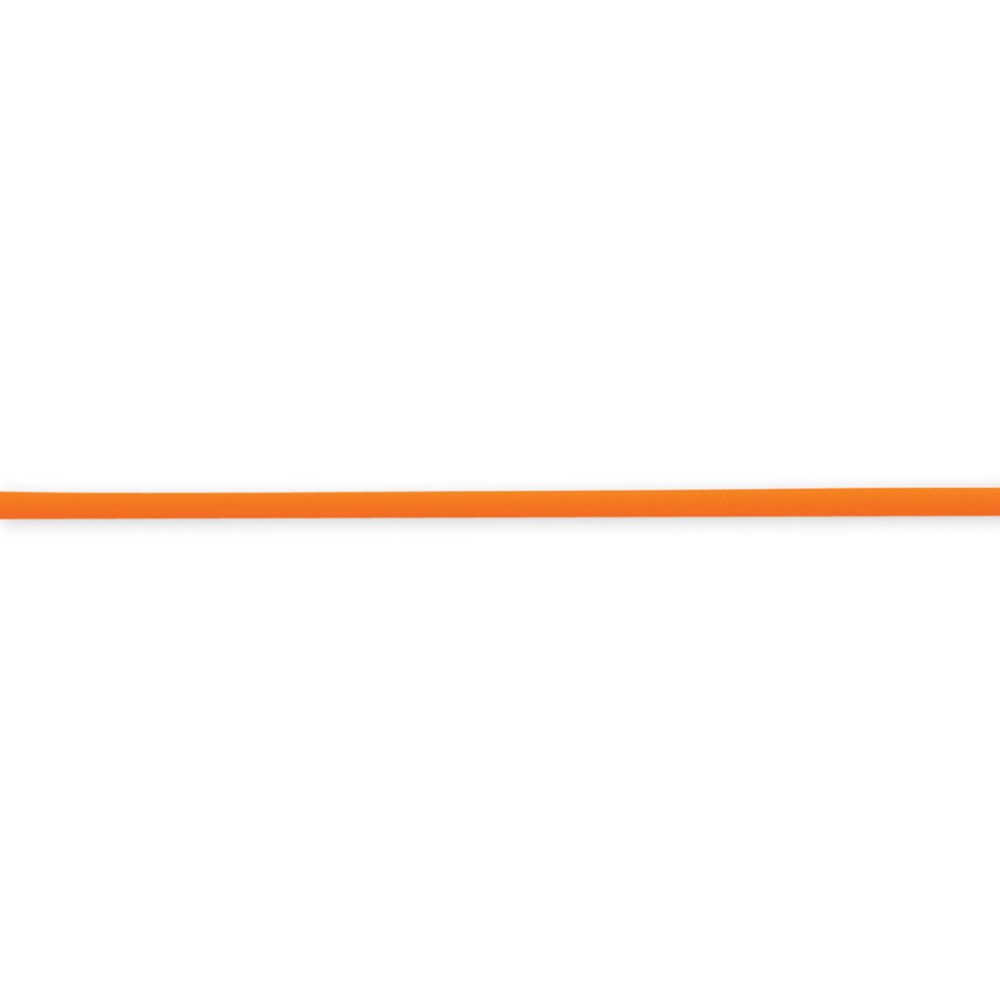 925 Sterling Silver Cord & Leather Necklace Chain 18inch 4mm Tangerine Rubber 18 inch 4 mm