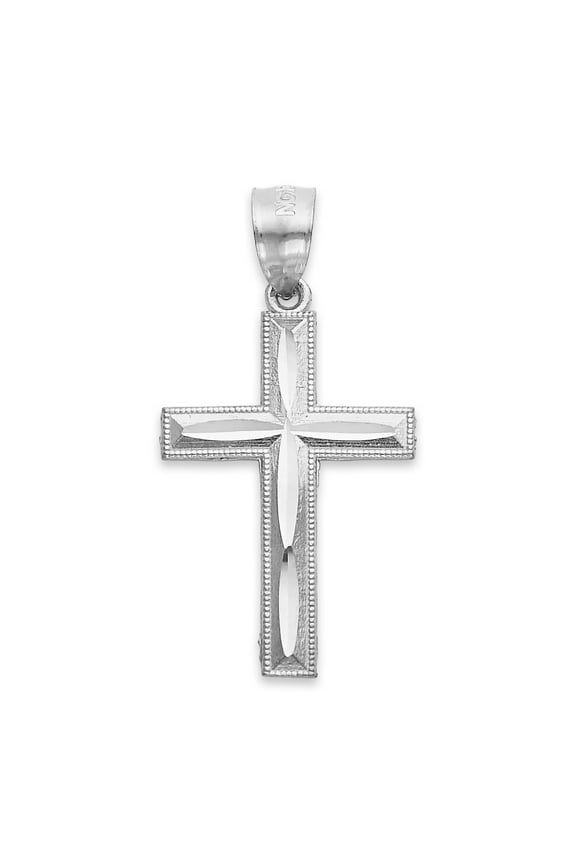 925 Sterling Silver Cross Pendant - Baptism Jewelry Gifts