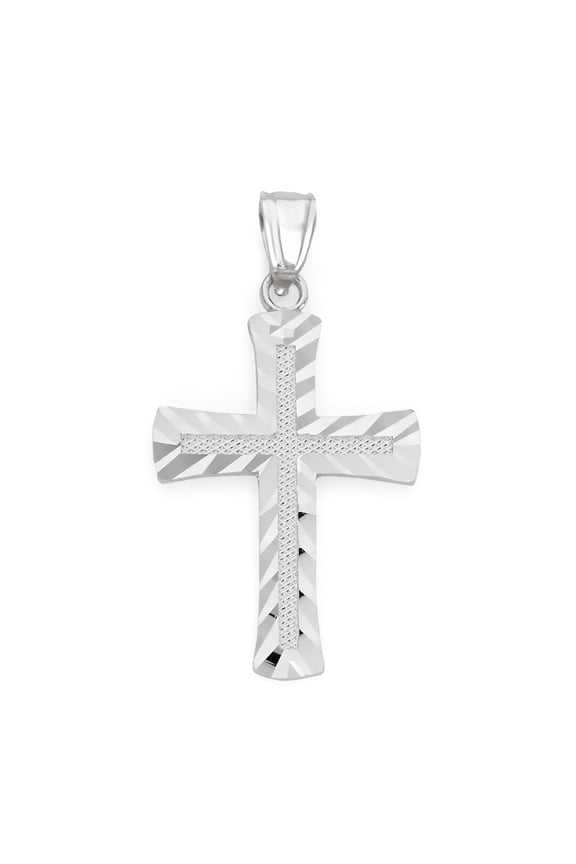 925 Sterling Silver Cross Pendant Necklace - Religious Jewelry Gifts for Women