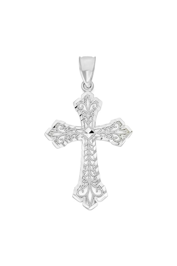 925 Sterling Silver Cross Pendant Necklace - Spiritual Gift for Men and Women