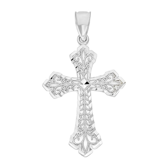 925 Sterling Silver Cross Pendant Necklace - Spiritual Gift for Men and Women