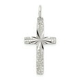 thumbnail image 1 of 925 Sterling Silver Cross Shaped Pendant, 1 of 5