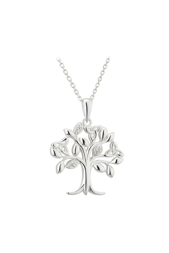 Sterling Silver Celtic Tree of Life Necklace