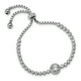 thumbnail image 1 of 925 Sterling Silver Cubic Zirconia Cz Adjustable Bracelet Stretch Wrap Fine Jewelry For Women Gifts For Her, 1 of 5