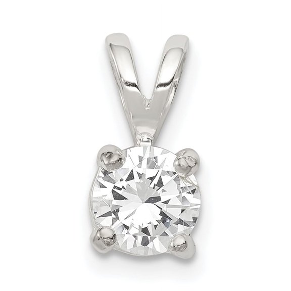 925 Sterling Silver Cubic Zirconia Pendant