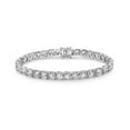 thumbnail image 1 of 925 Sterling Silver Cubic Zirconia Tennis Bracelet 7", 1 of 4