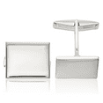 thumbnail image 1 of 925 Sterling Silver Cuff Links, 1 of 7