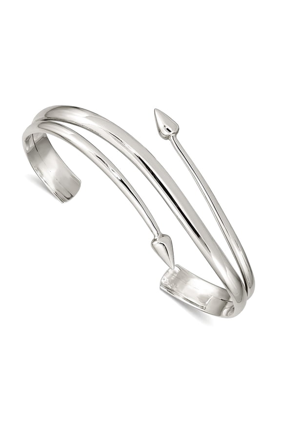 925 Sterling Silver Bangle Bracelet Cuff Bracelet for Women - 16.3 Grams