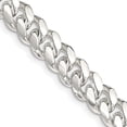 thumbnail image 1 of 925 Sterling Silver Curb Chain Styles Necklace 7.8 mm Polished Domed 24 inch, 1 of 4