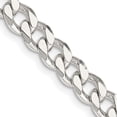 thumbnail image 1 of 925 Sterling Silver Curb Chain Styles Necklace 7 mm 22 inch, 1 of 4