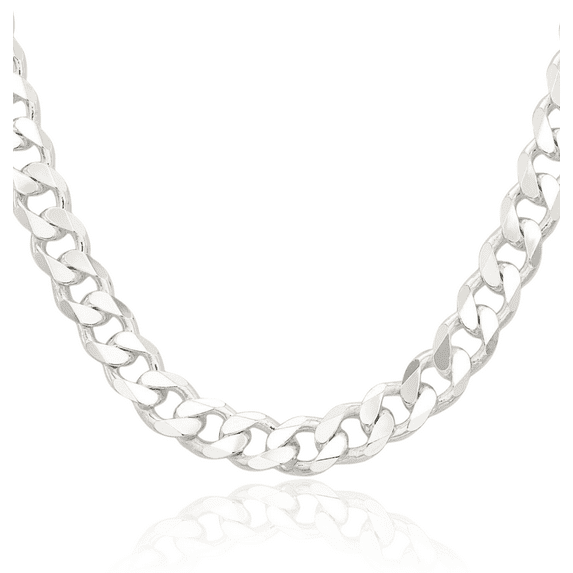 925 Sterling Silver Curb Link Chain Necklace