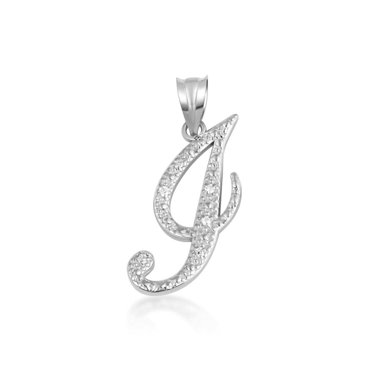 .925 Sterling Silver Cursive Letter Script