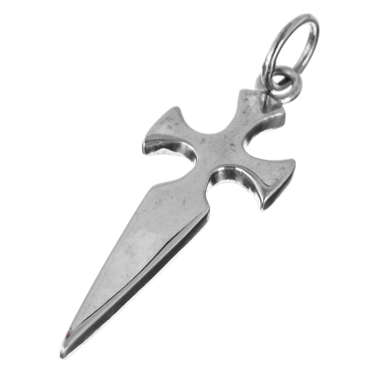 925 Sterling Silver Dagger Sword Pendant