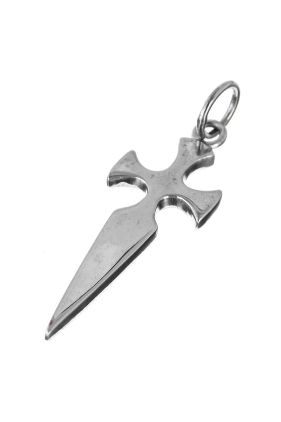 925 Sterling Silver Dagger Sword Pendant