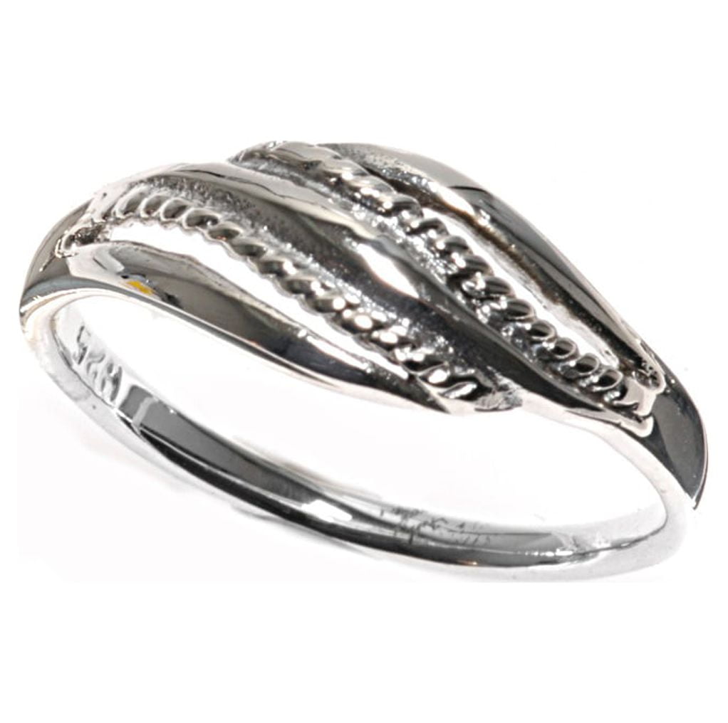 Designer Long Platinum Ring with Diamonds JL PT 554
