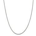 thumbnail image 1 of 925 Sterling Silver Diamond Cut 1.85mm Solid Rope Chain w/ Lobster Clasp - 16", 1 of 5