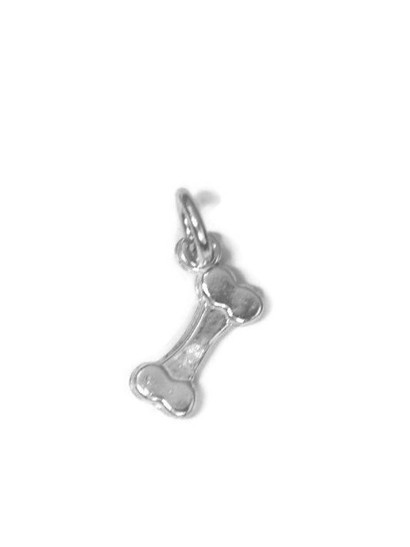 .925 Sterling Silver Dog Bone Charm Pendant