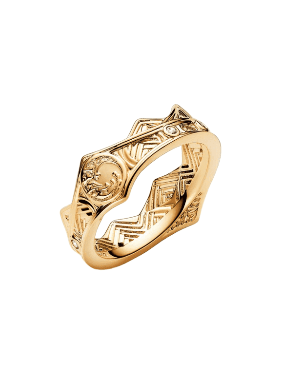 925 Sterling Silver Dragon Crown Ring Women Finger Ring For Party Jewelry