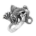 thumbnail image 1 of 925 Sterling Silver Dragon Ring Size 13, 1 of 3